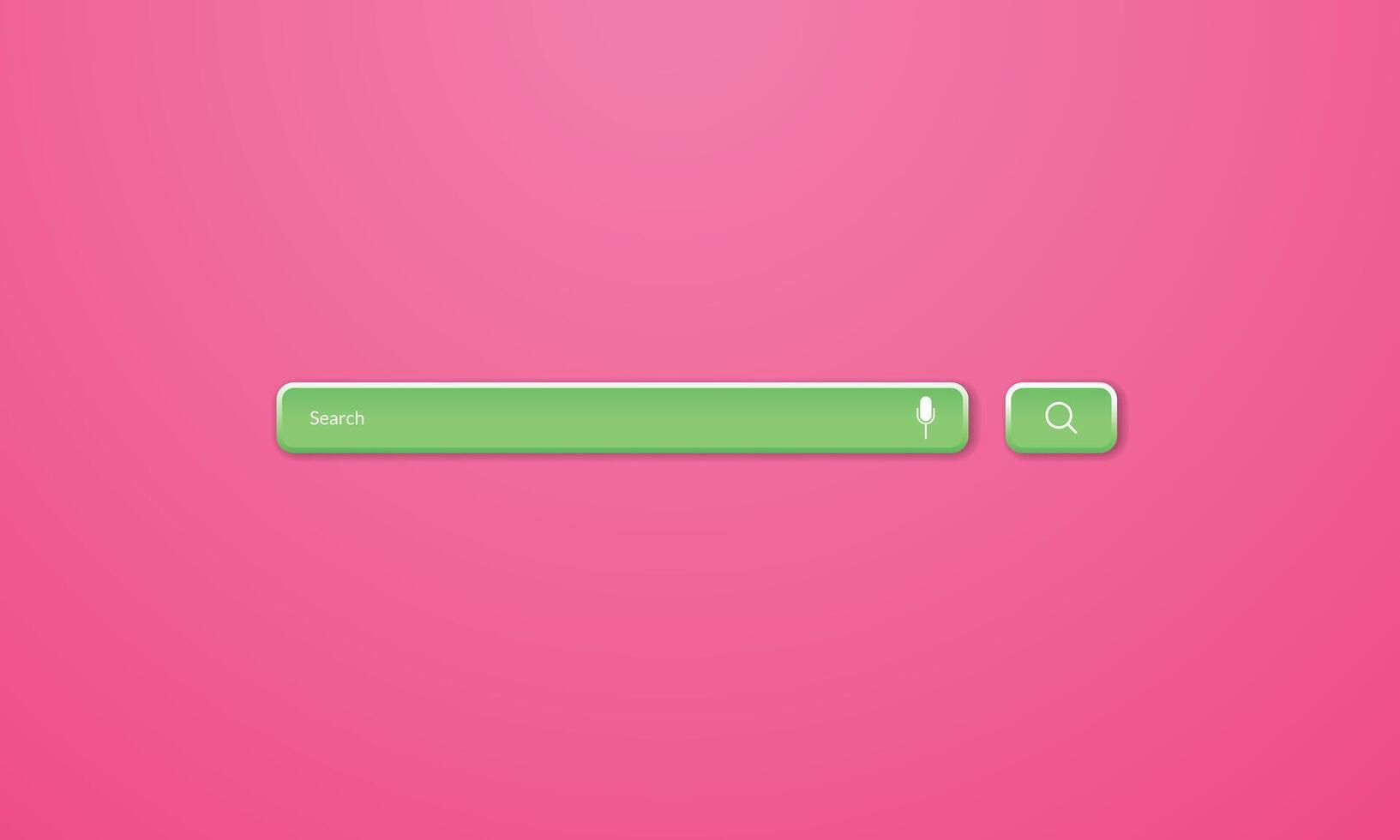 Colorful 3d search bar template internet browser engine vector