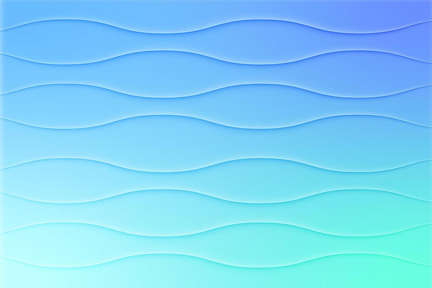 Abstract light line wave modern soft luxury texture with green gradient smooth background. vector