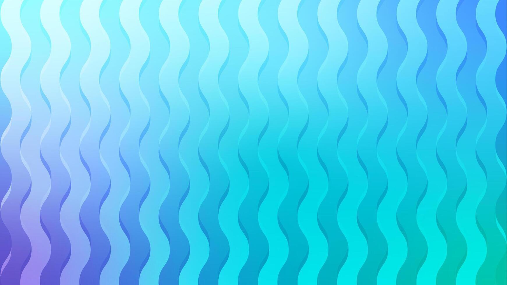 Colorful gradient line wave abstract background vector
