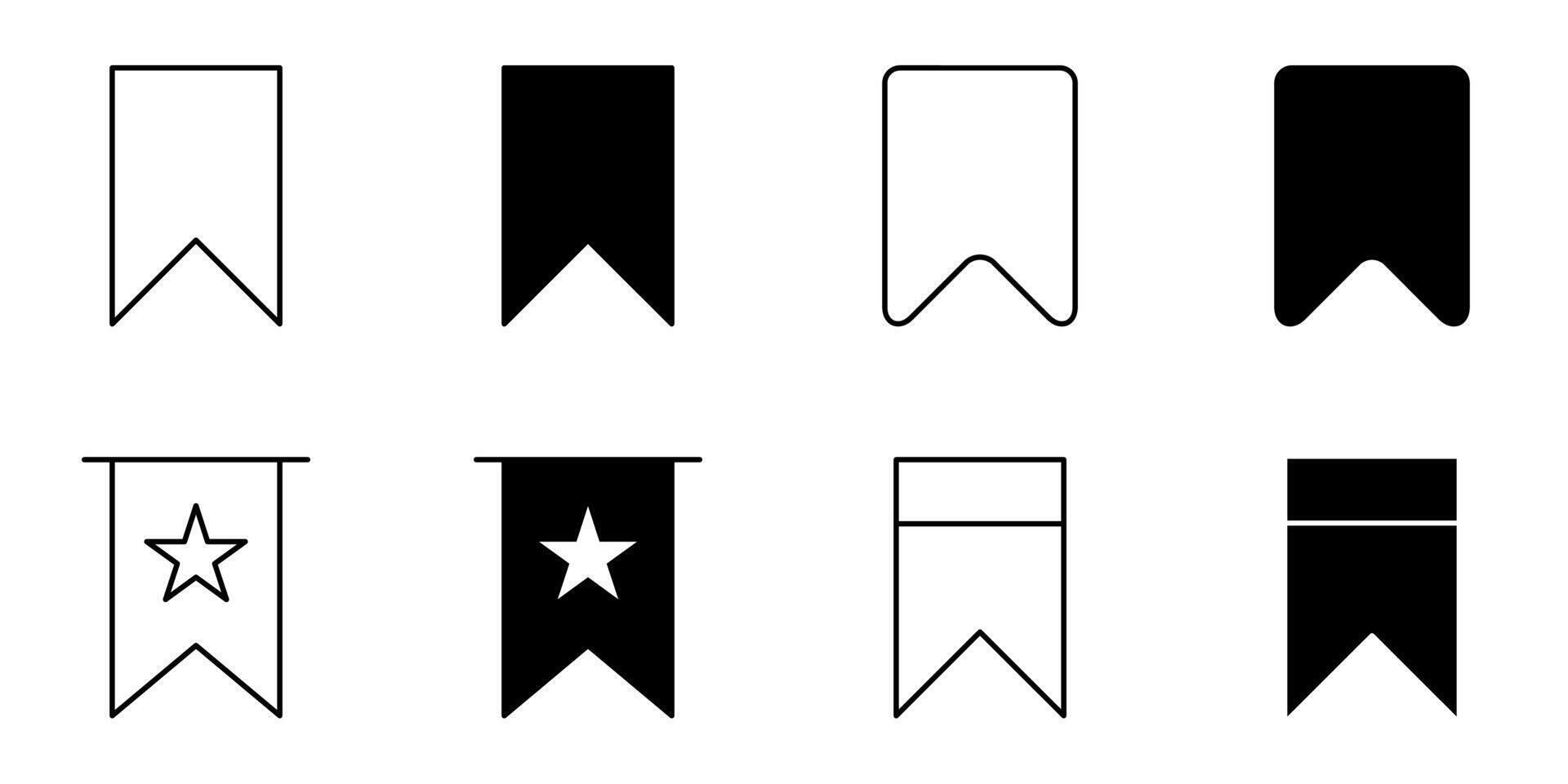 bookmark, favorite, label, save icon vector