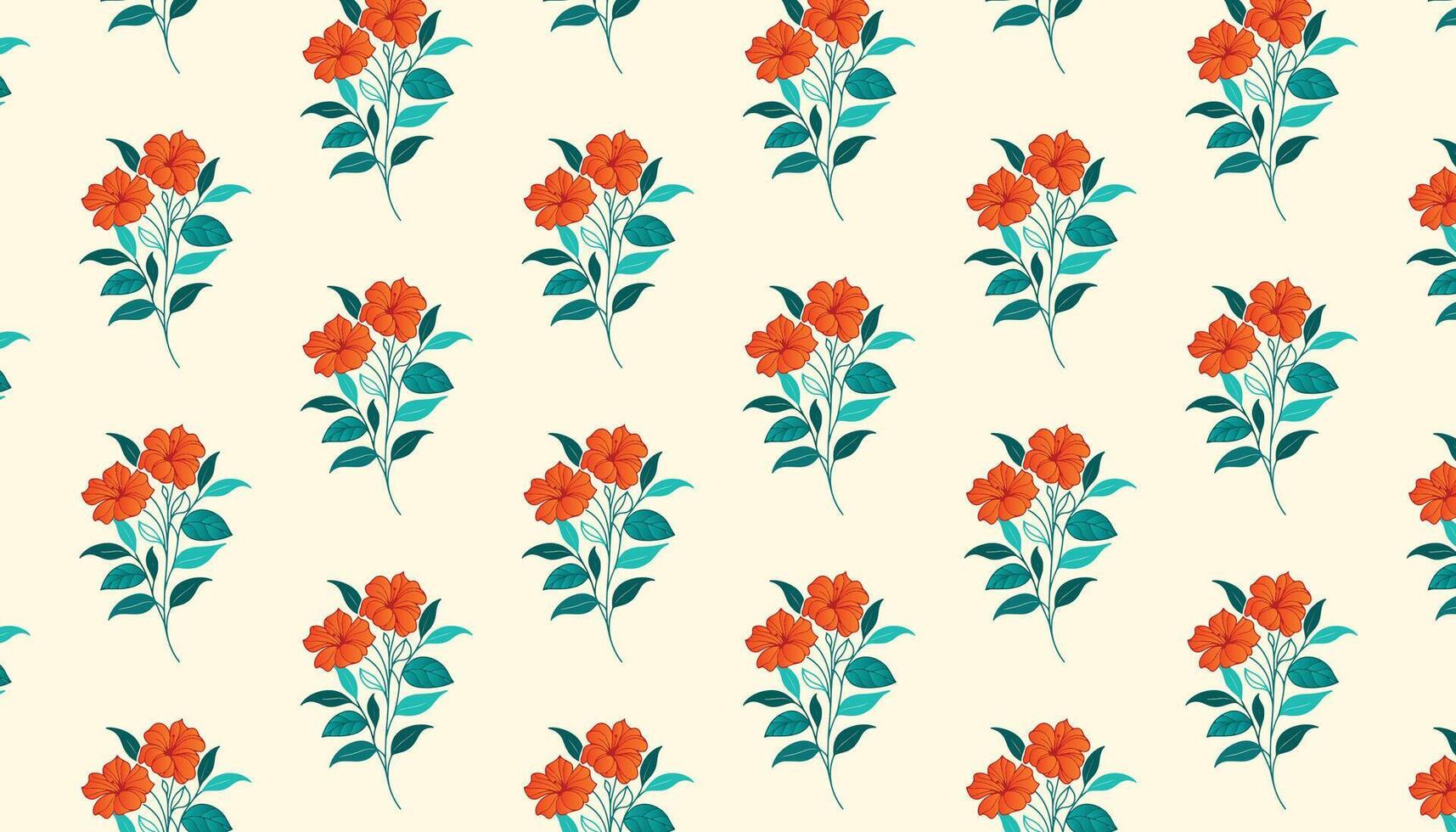 floral pattern with detailed floral textures and elegant rose compositions for gift wrapping vector