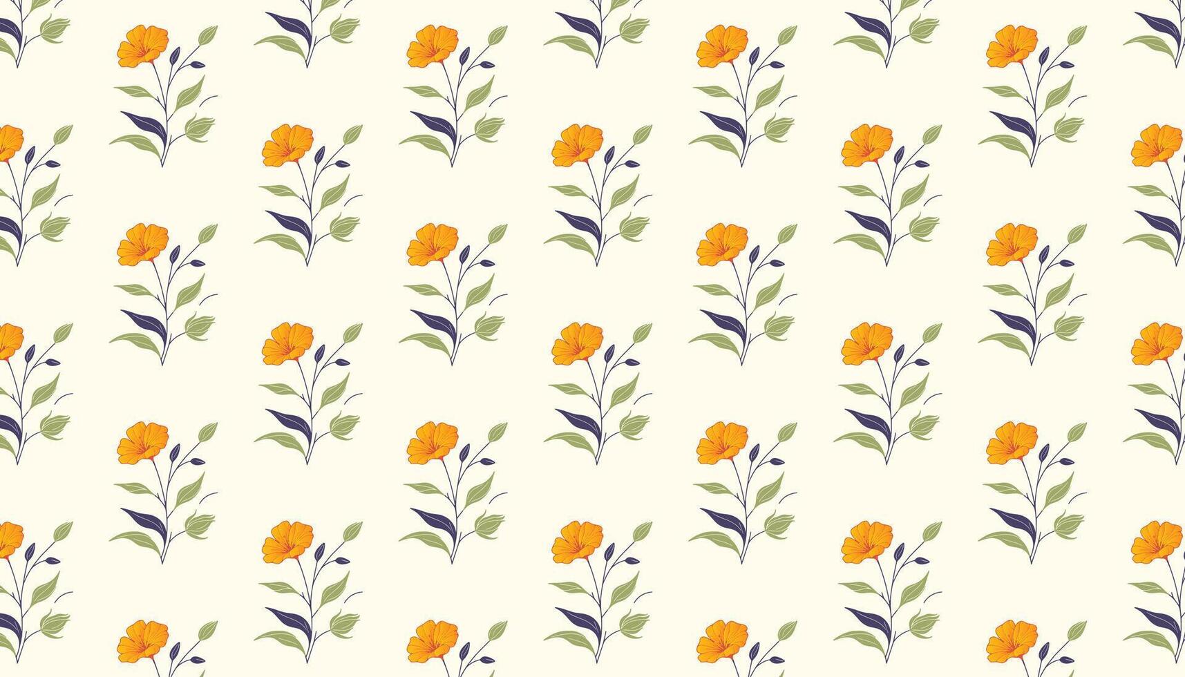 floral pattern created using rose sketches and contour lines for soft furnishings and fabric vector