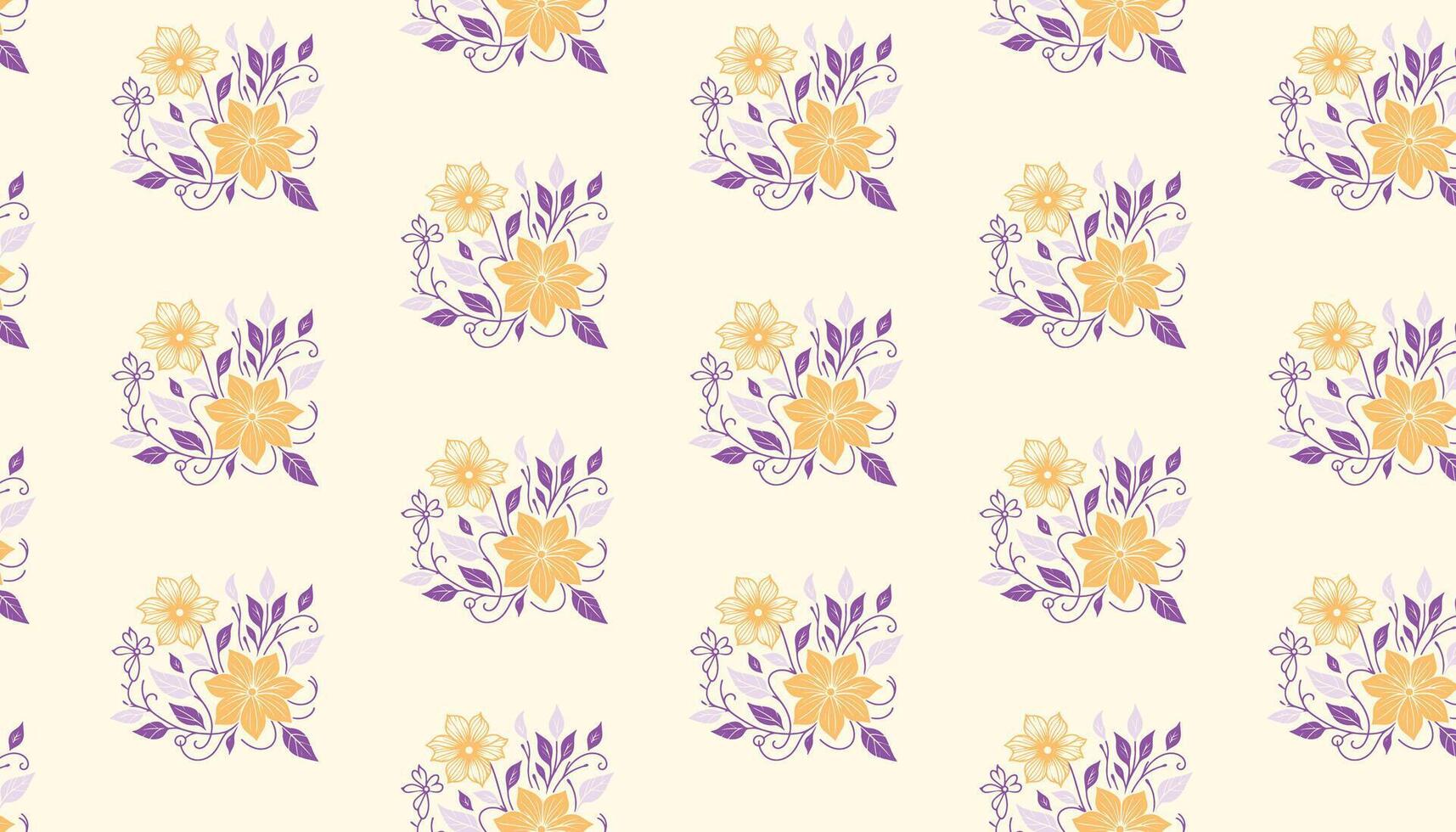 floral pattern featuring rose silhouettes and graceful leaf shapes for women clothing vector