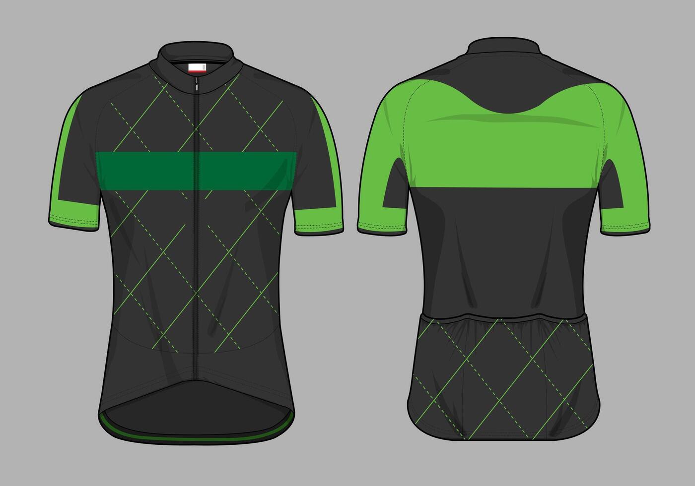 Racing uniform for cycling sports vector