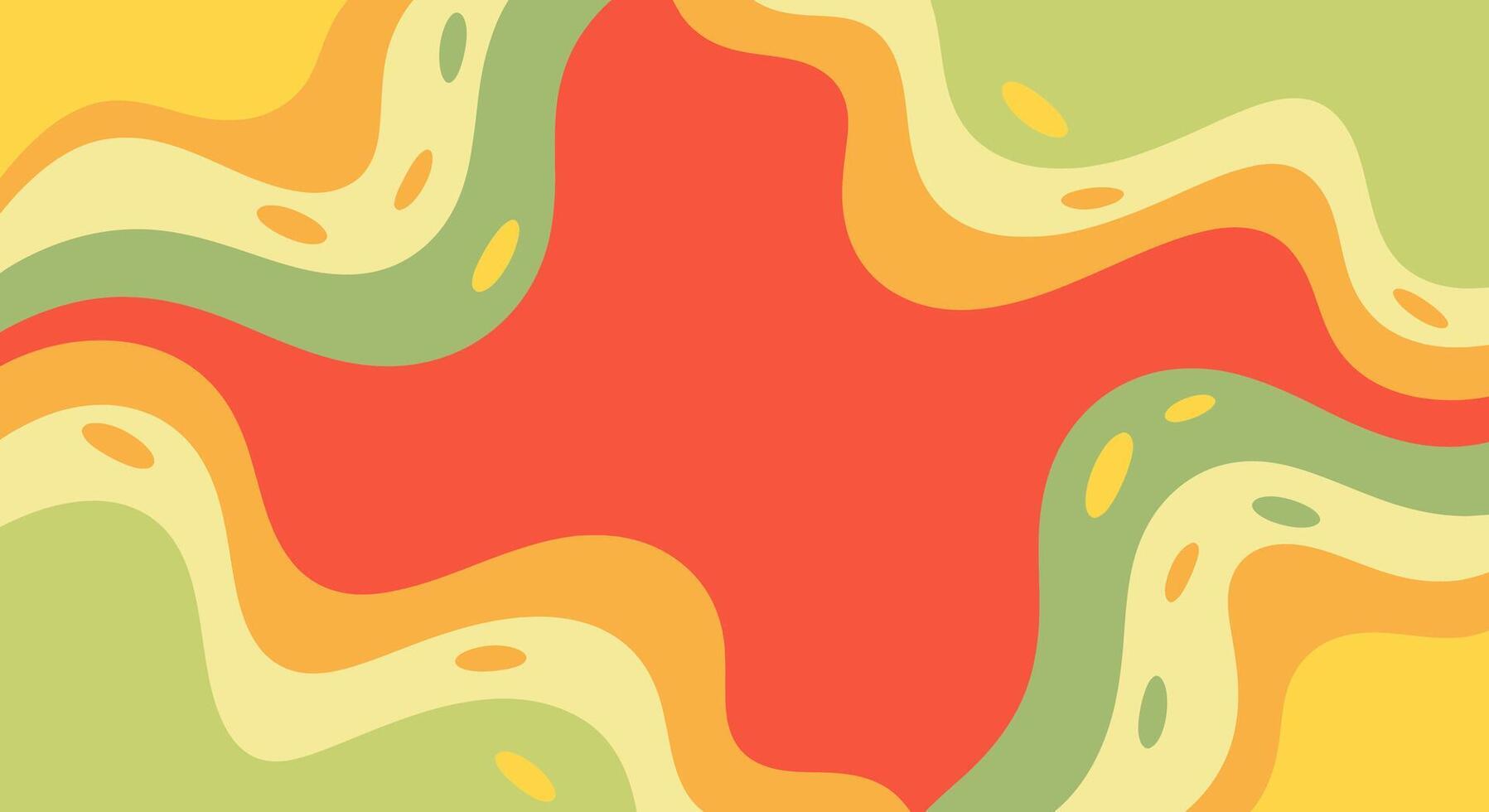 Earthy tones wavy background for modern design and abstract artwork vector