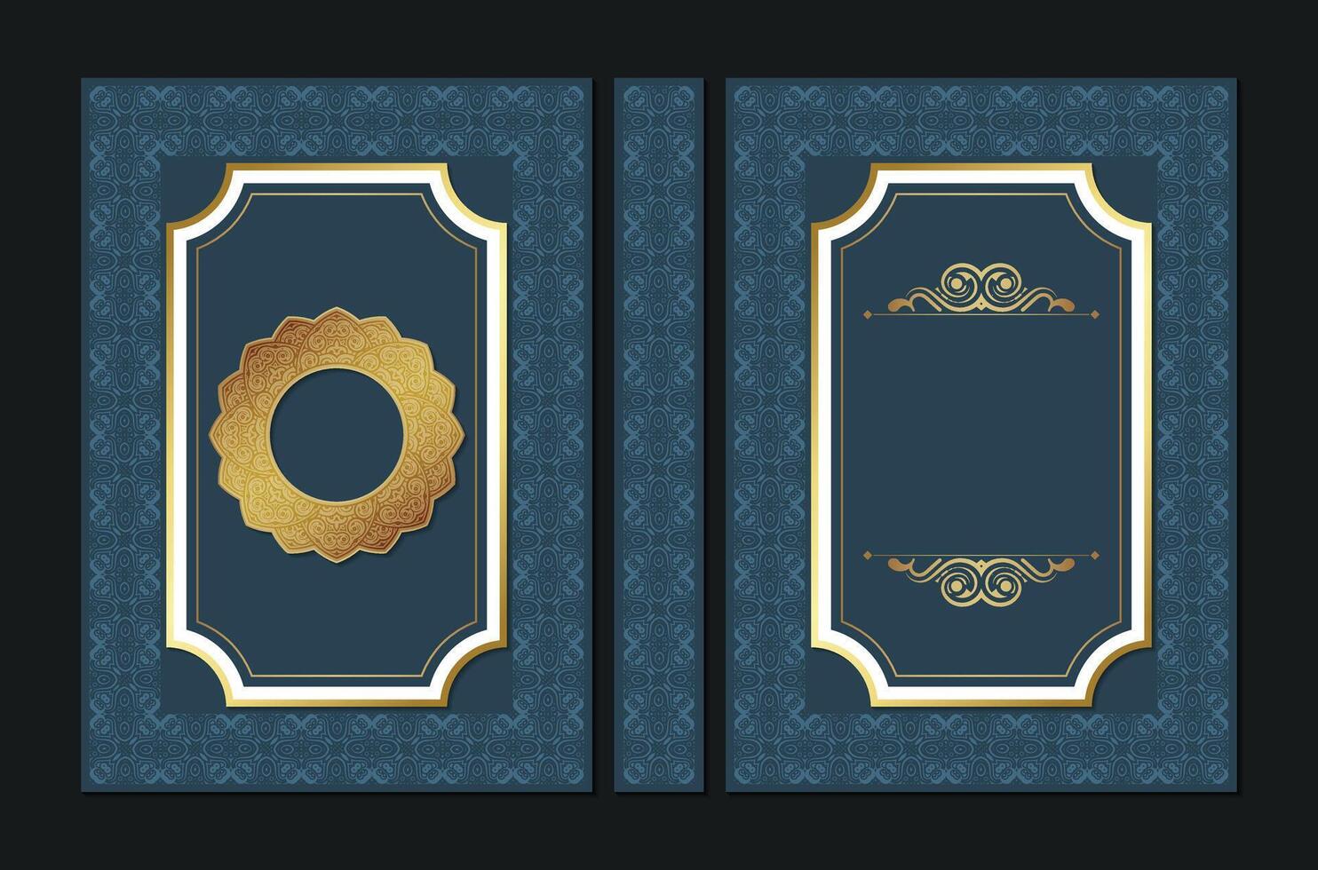 Decorative certificate template design vector