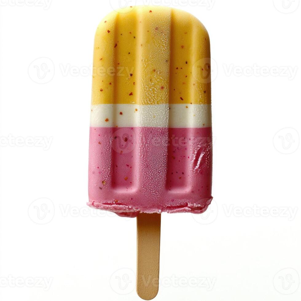 Bright and colorful popsicle brings a sweet summer treat to life photo