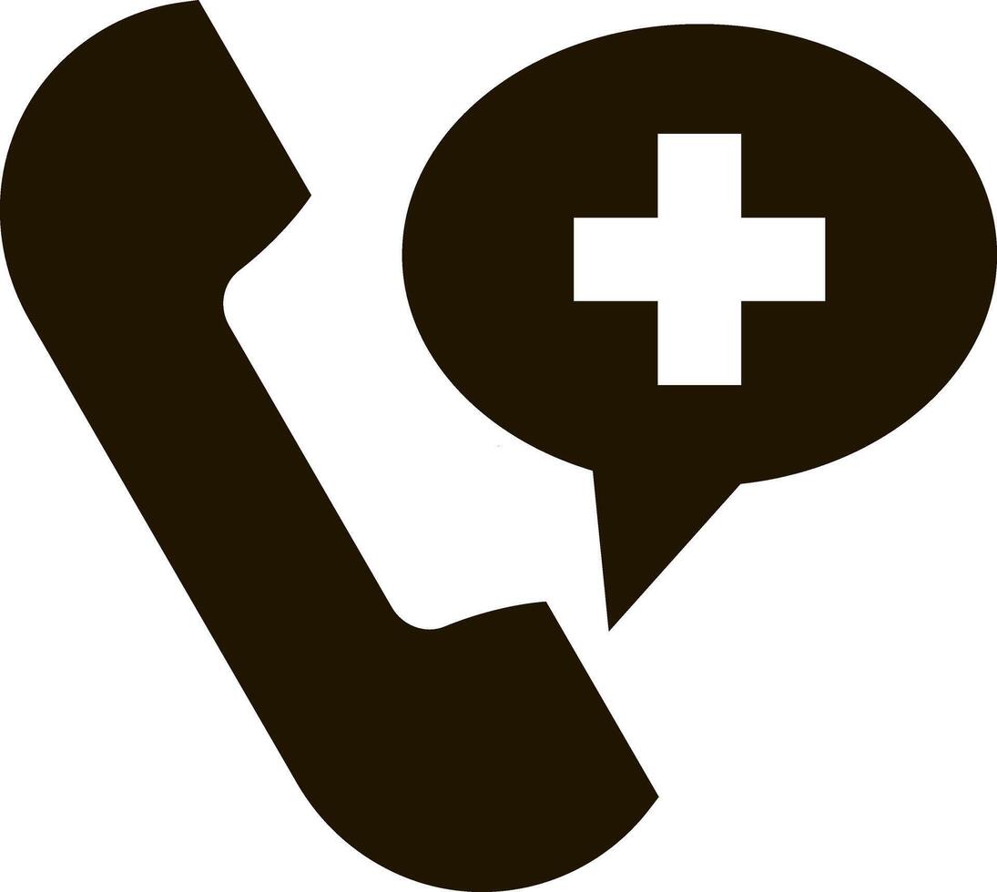 Consulting phone icon Stencil black clipart vector