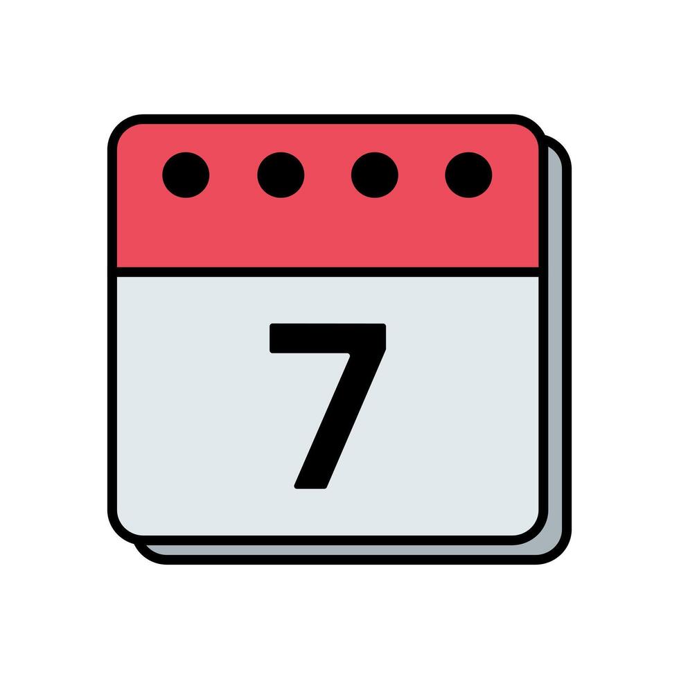 calendar day icon illustration vector