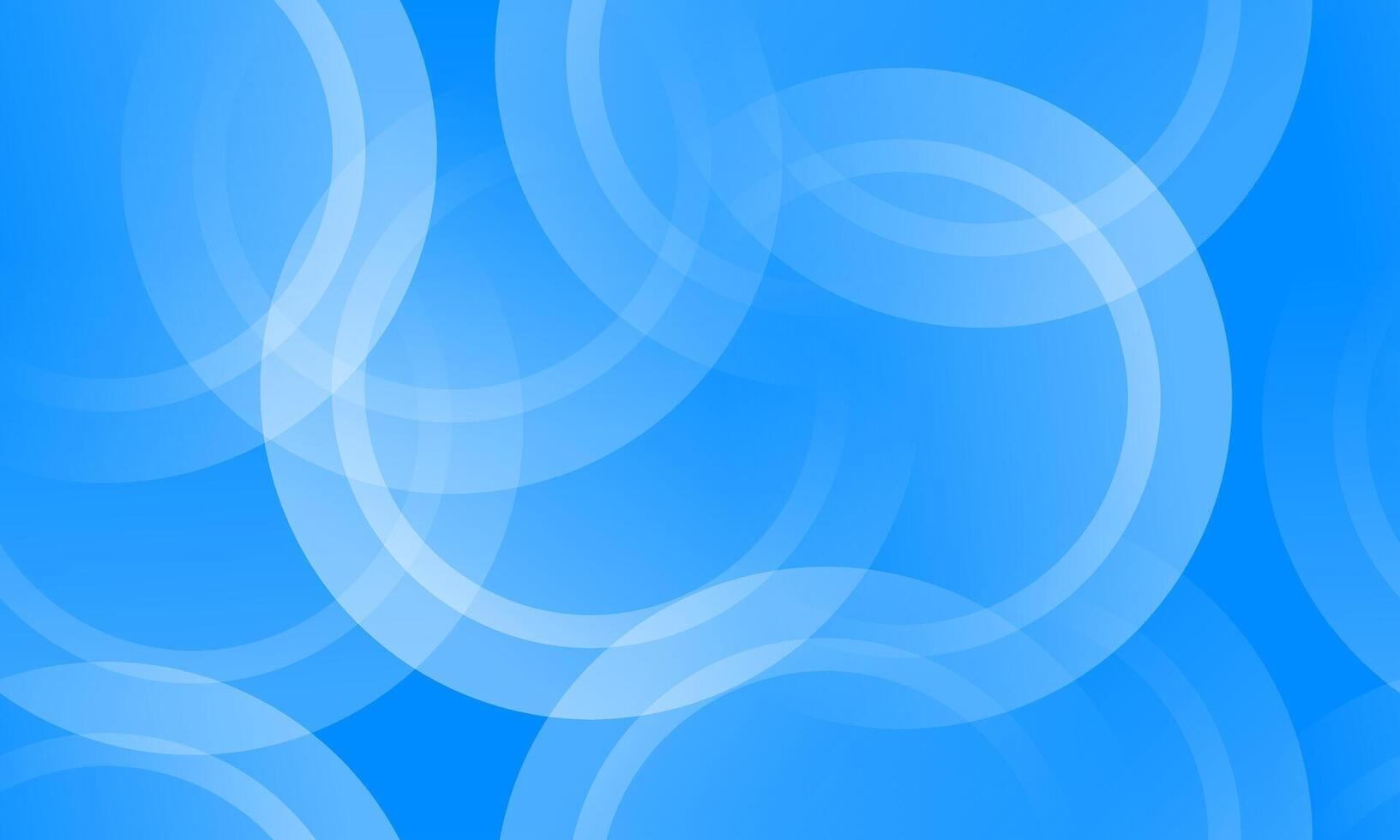 Translucent Blue Rings Abstract Design Background vector