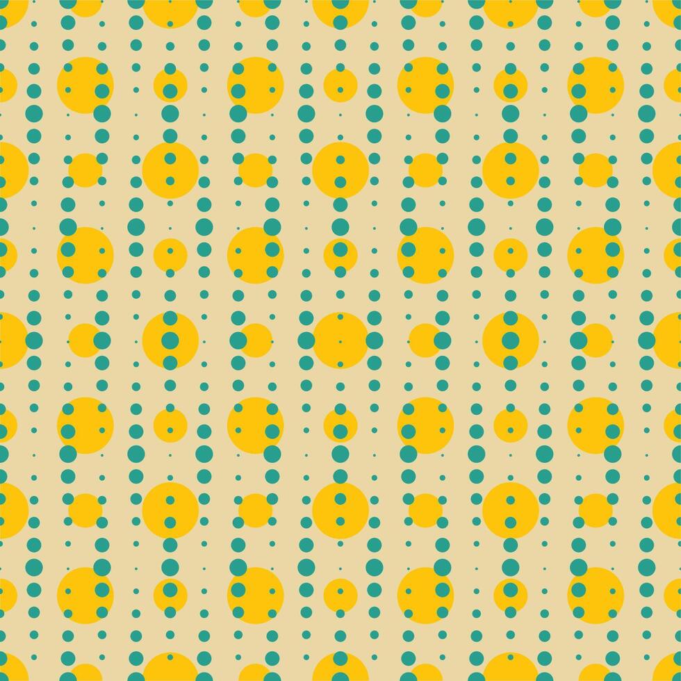 Yellow Circle Pattern vector