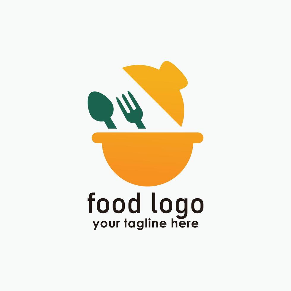 cauldron and food logos, home made food brand identity, restaurant logos vector