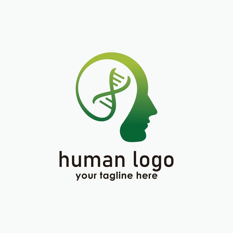 people DNA logo design template, health and technology logos, medical icon deign vector