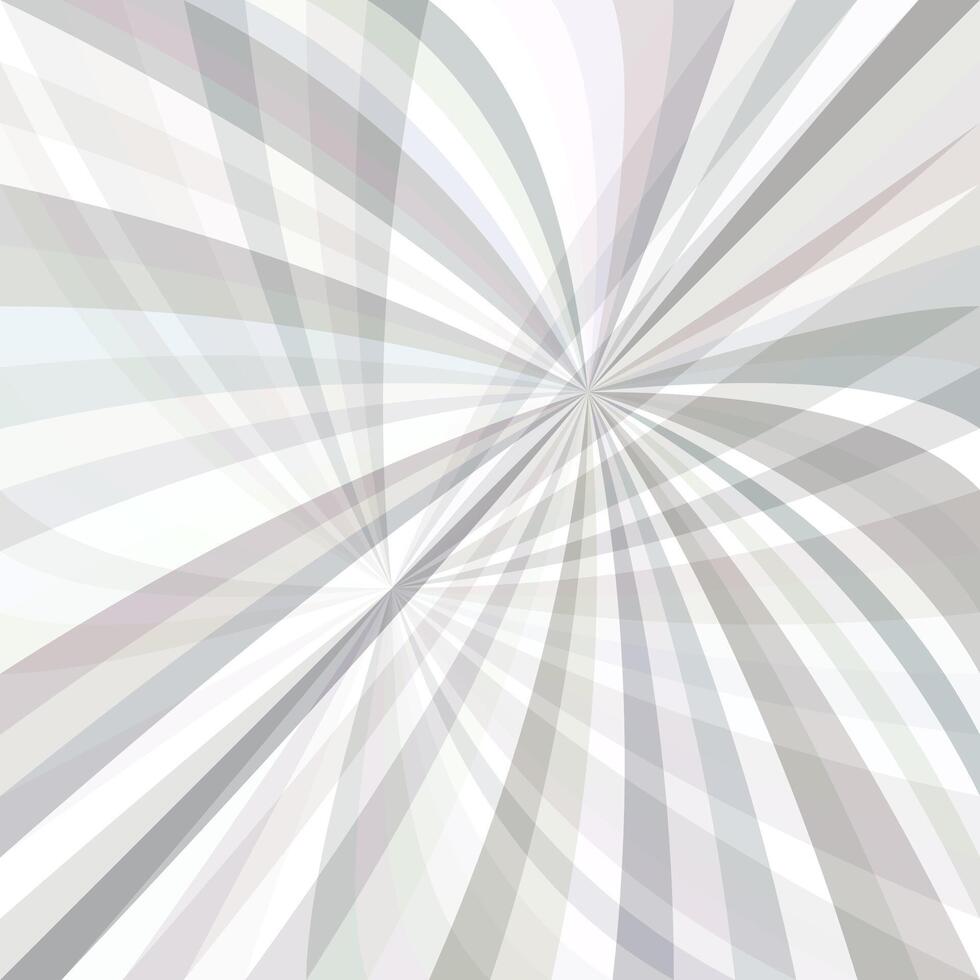 Curved ray burst background - graphic from curves in light grey tones with opacity effect vector