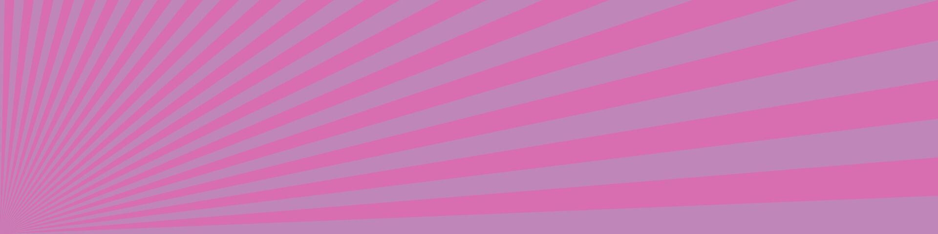 Pink psychedelic geometrical burst stripe pattern background design vector
