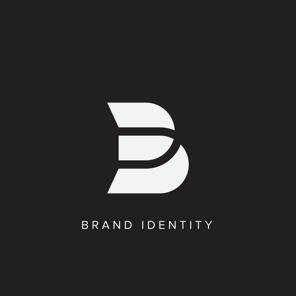 Letter BD or DB logo and icon design template. vector