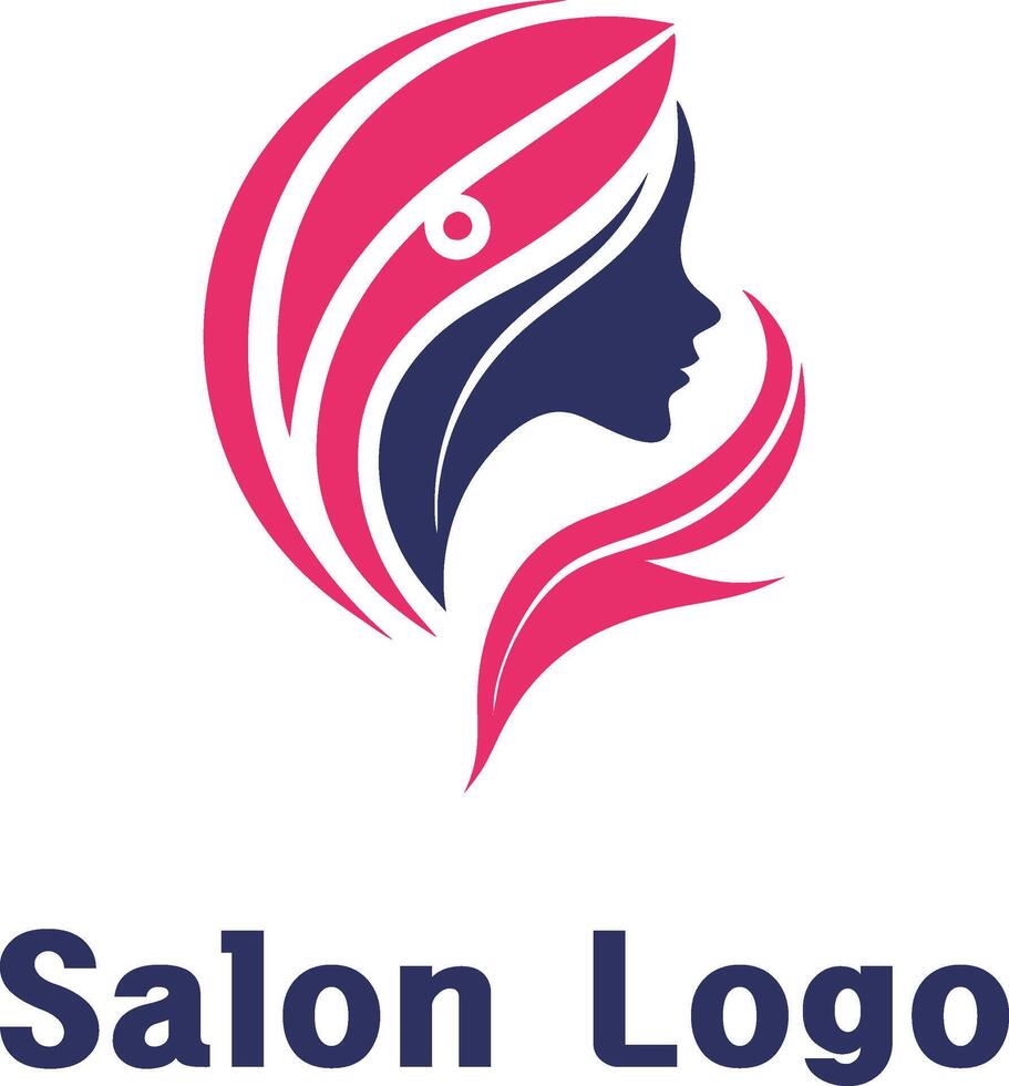 Salon logo design vector
