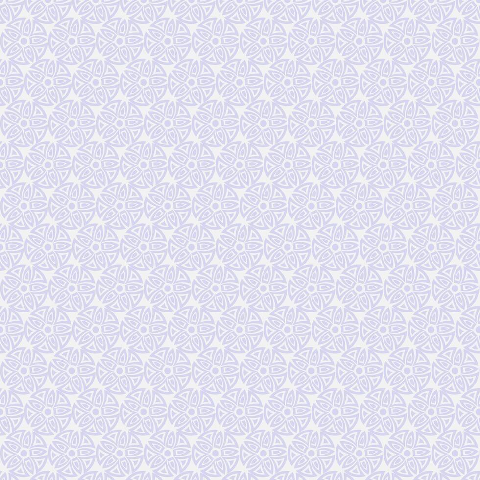 Lilac Circular Ornamental Pattern Design vector