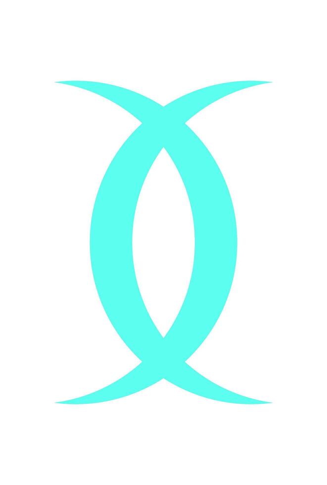 Y2K Abstract Cosmic shape Shape. Retro icon with modern style. Unique symbol of the 90s, bold graphic element with a flat aesthetic. Perfect for decoration, poster art, or trendy streetwear. vector