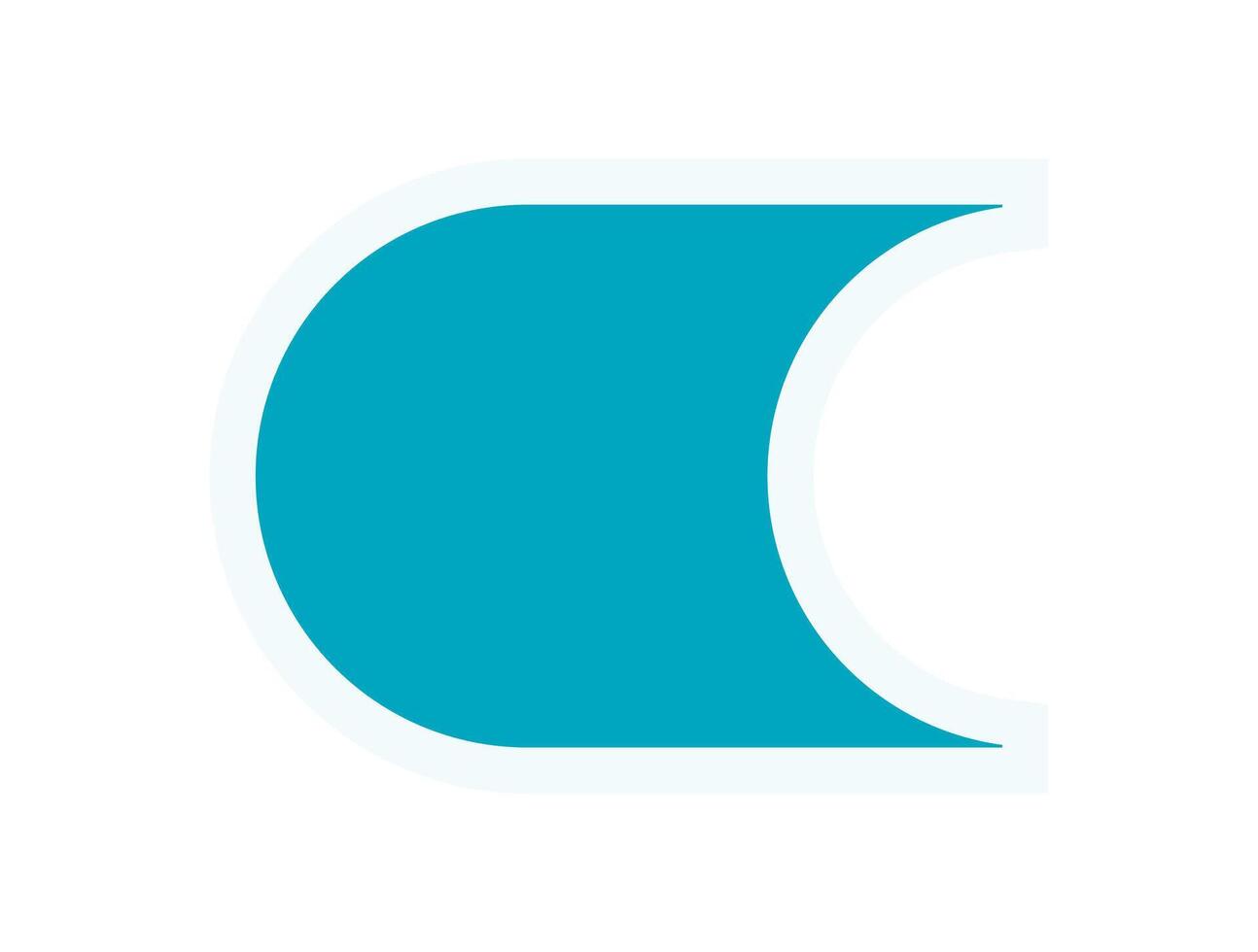 Brutalist abstract icon sticker. Modern icon with a flat curve. Unique design element, y2k style, bold symbol. Suitable for contemporary projects, graphic art, and minimalist decoration. vector