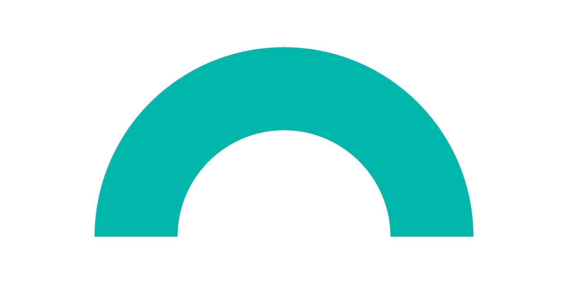 Brutalist abstract shape. Bold geometric form with a circular element. Modern brutalism style, minimal aesthetic, ideal for contemporary graphic projects and artistic concepts. vector