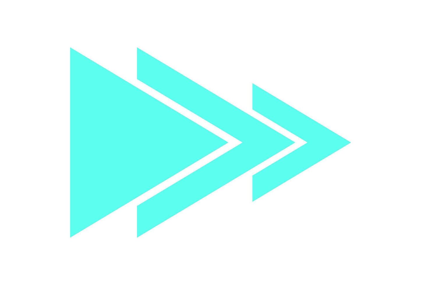 Y2K abstract arrow icon. Retro shape symbol from the 90s. Modern aesthetic element, flat graphic style, trendy logo usage. vector