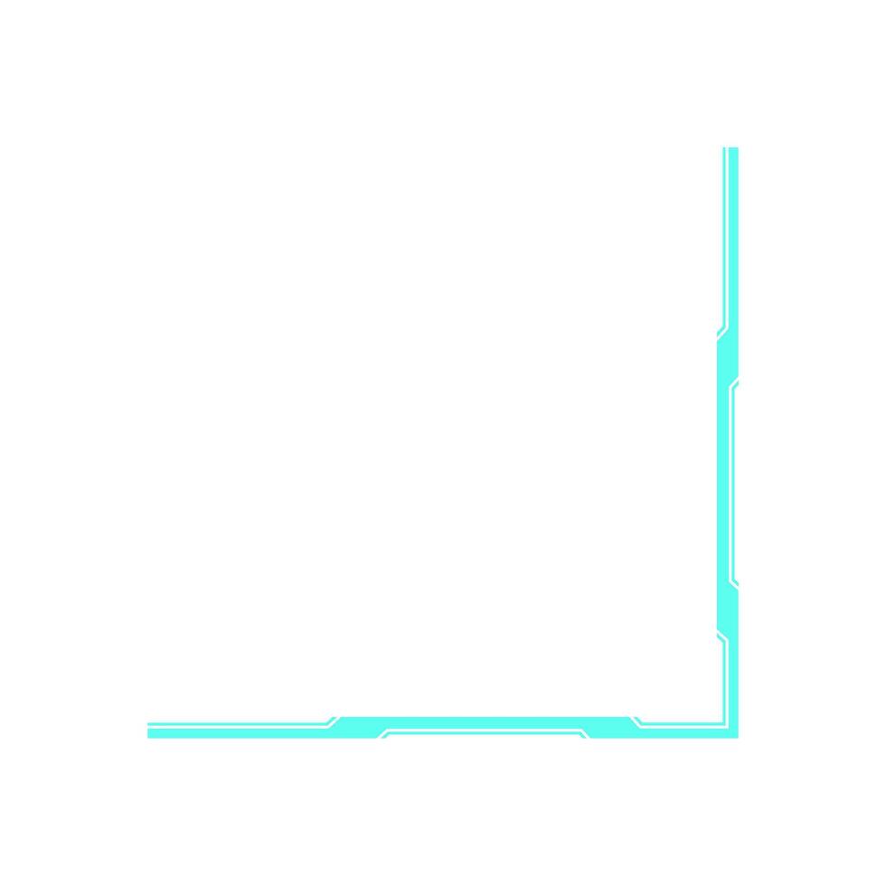 Y2K retro frame element. Abstract aesthetic interface symbol. Digital shape from the 2000s, graphic design inspired by 90s styles, perfect for modern decoration or trendy poster projects. vector