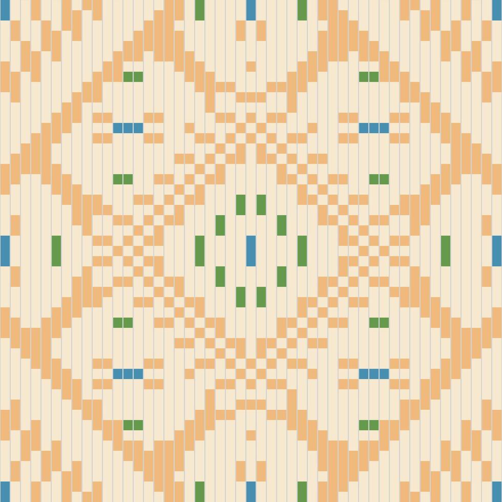 Squares Geometric Ethnic Pattern Designfolk Embroidery, Aztec Geometric Ornament Print. Design for Carpet, Wallpaper, Clothing, Wrapping, Fabric vector
