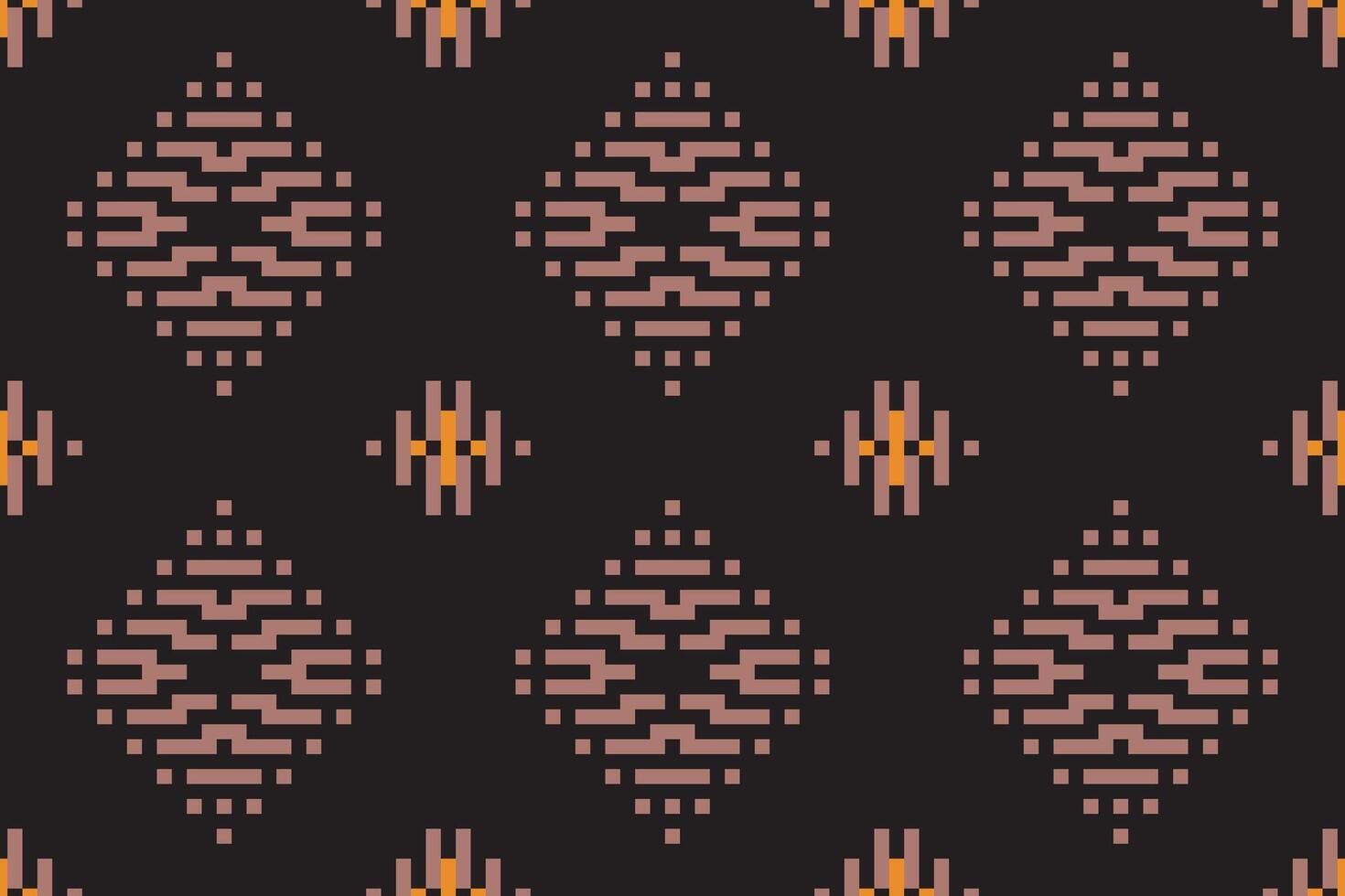 Endless Uzbek Ikat Patternfolk Embroidery, Aztec Geometric Ornament Print. Design for Carpet, Wallpaper, Clothing, Wrapping, Fabric vector