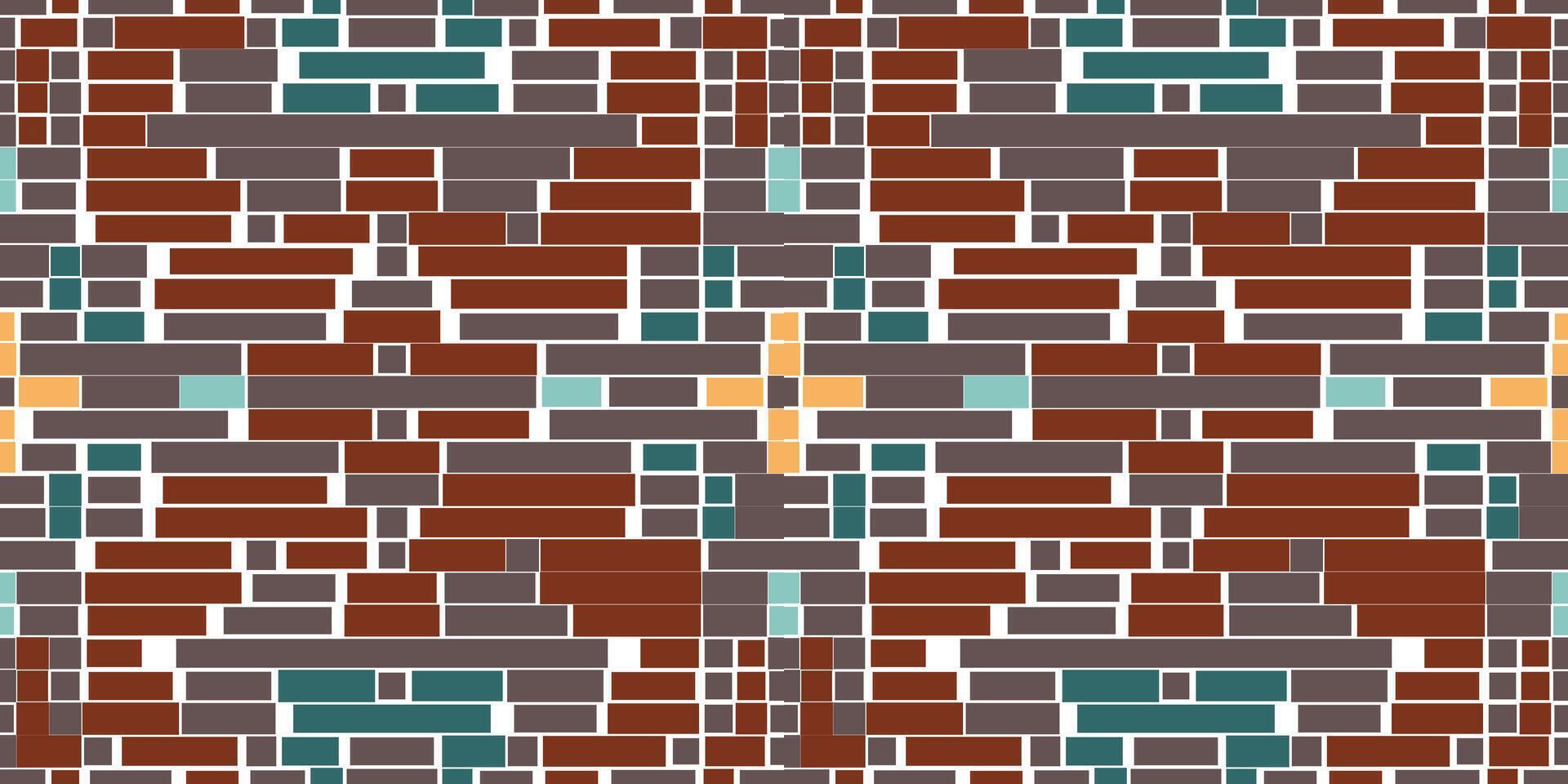 Motif Embroidery Modern Abstract Geometric Patternfolk Embroidery, Aztec Geometric Ornament Print. Design for Carpet, Wallpaper, Clothing, Wrapping, Fabric vector
