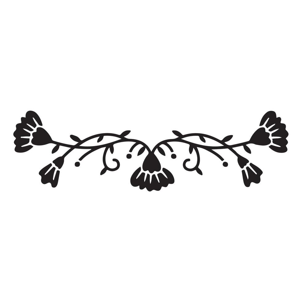 illustration of bird and fish in decorative nature design vector