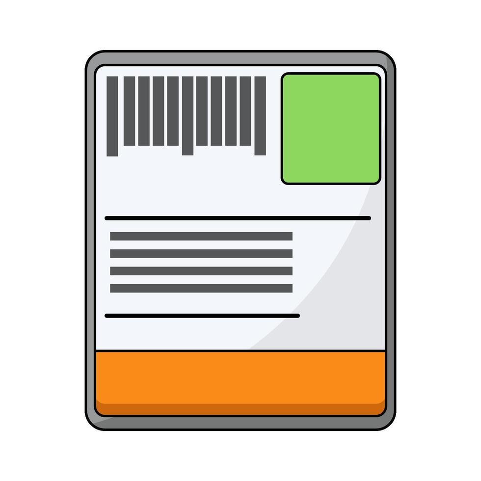 illustration of Shipping Label vector