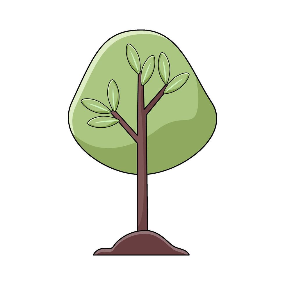 Tree Planting illustration vector