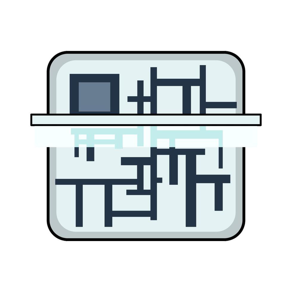 illustration of QR Code Scan vector