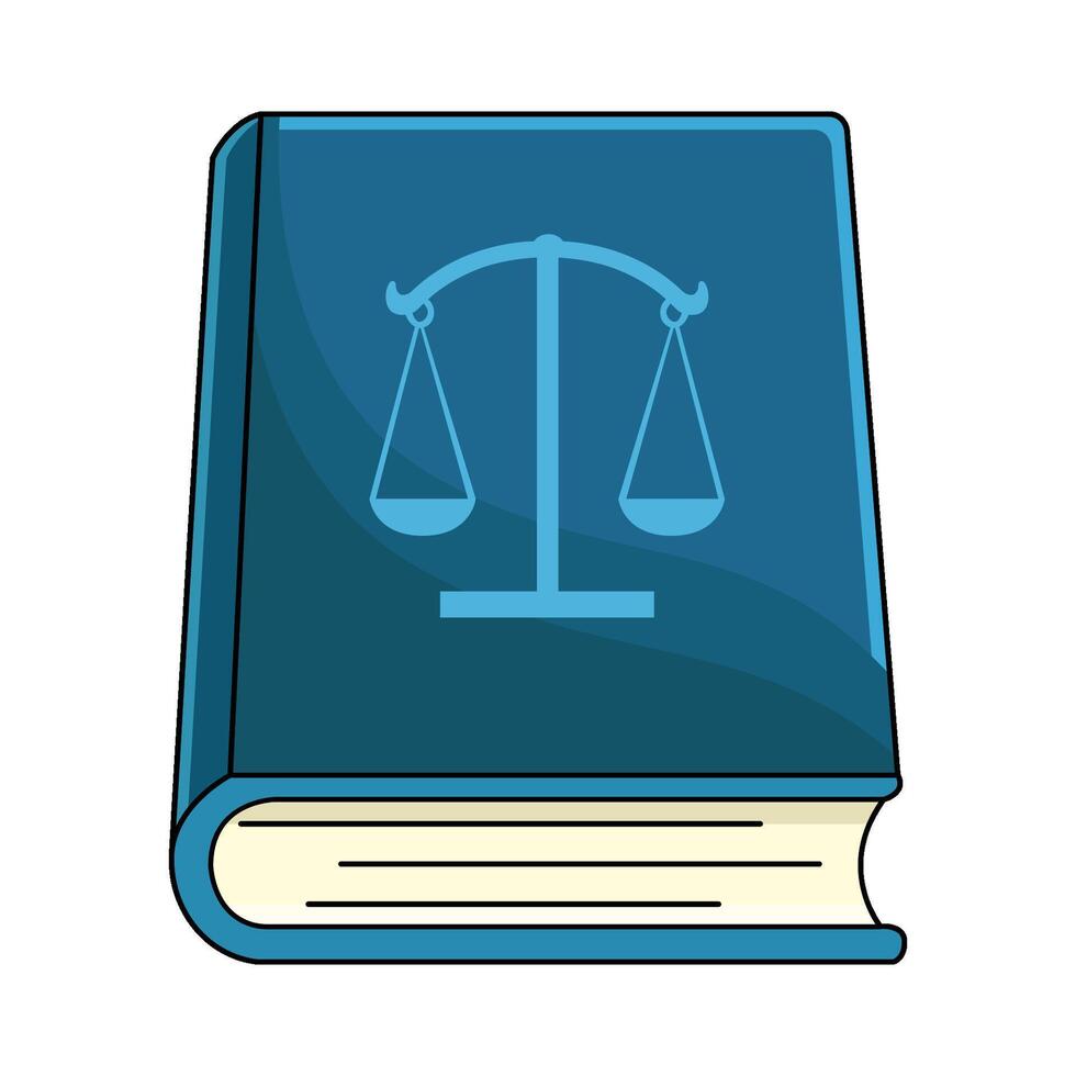 illustration of A Law Book vector