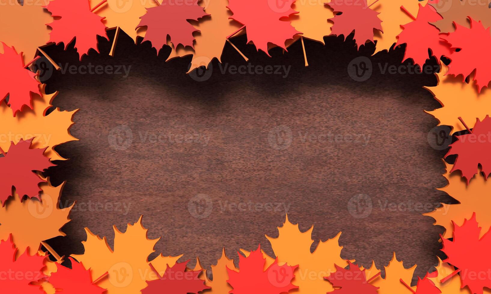 Leaf maple plant autumn season time wooden background wallpaper leaf maple frame september october november month mockup empty blank Leaf maple plant autumn brown texture mockup beautiful wooden empty photo