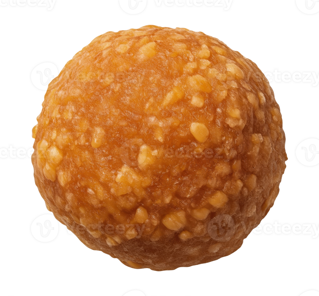 Traditional Indian sweet ladoo isolated on transparent background png