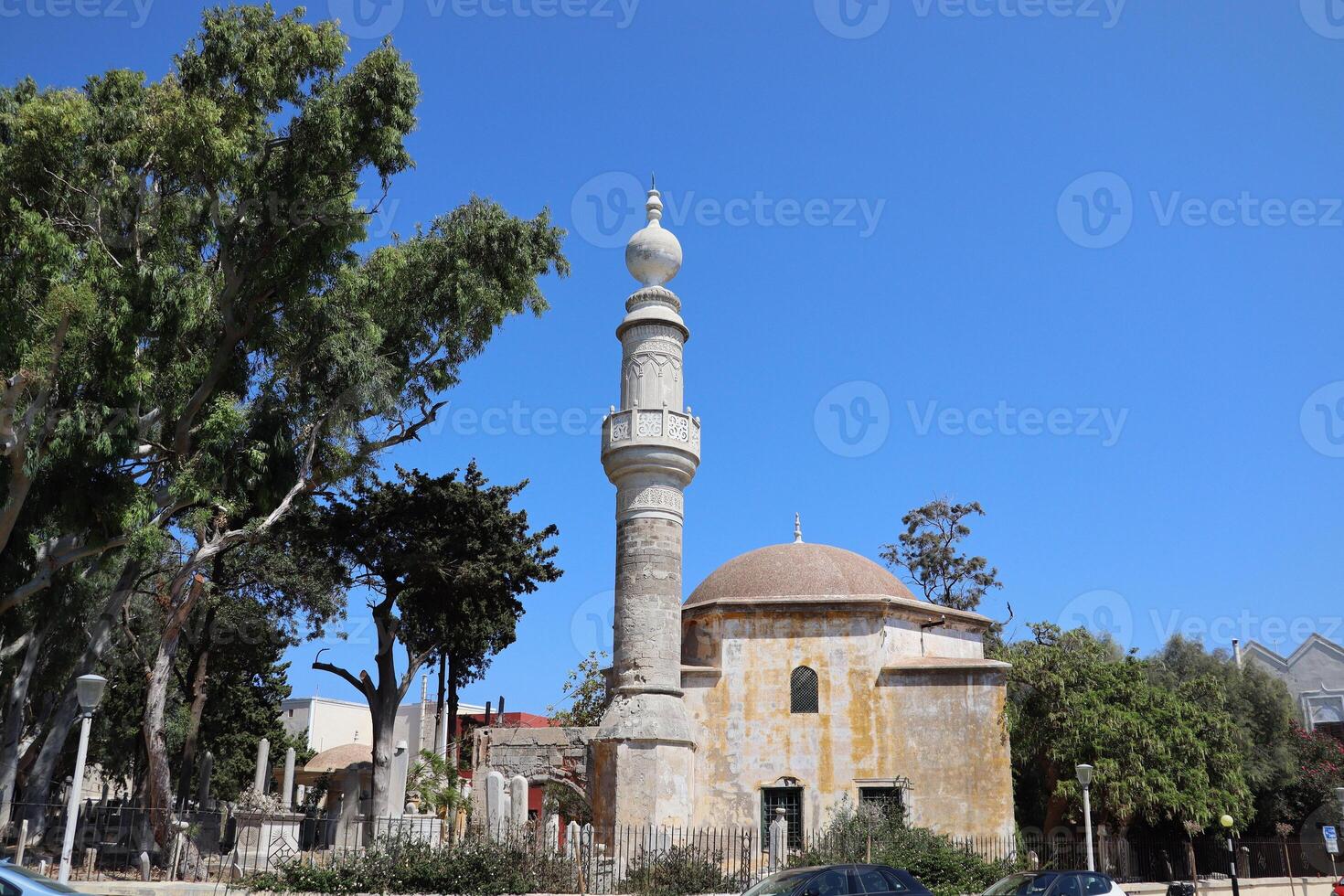Mosque of Murad Reis in Rhodes Greece photo