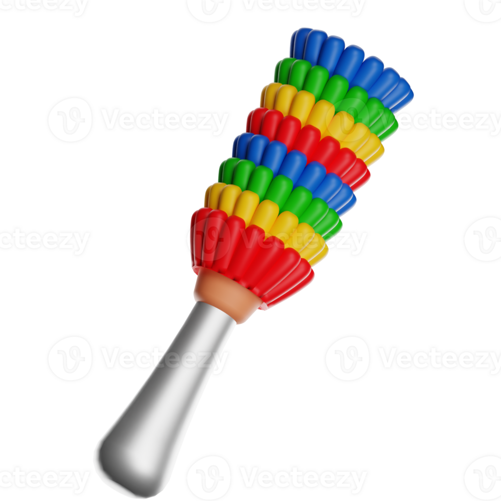 Colorful baby rattle toy with transparent background png