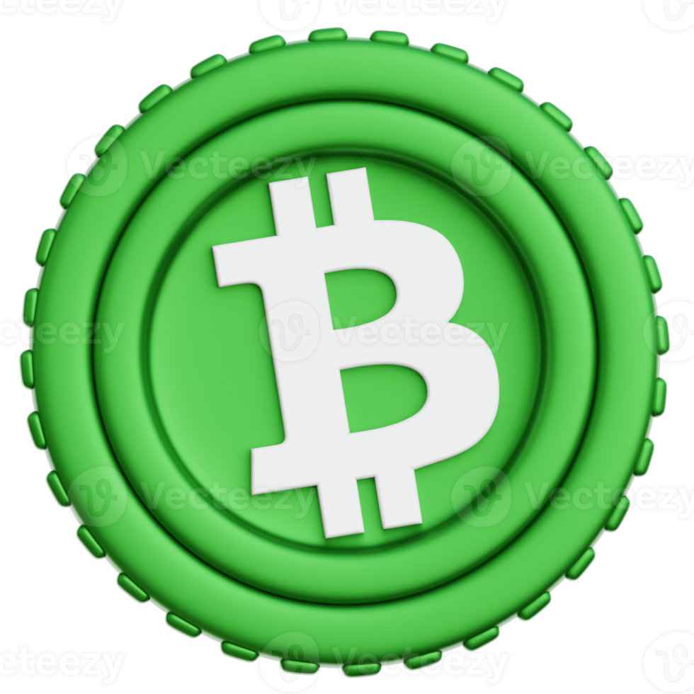 Bitcoin Cash Coin Crypto 3d Illustration png