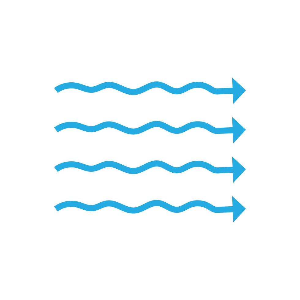 Wind logos simple symbol vector