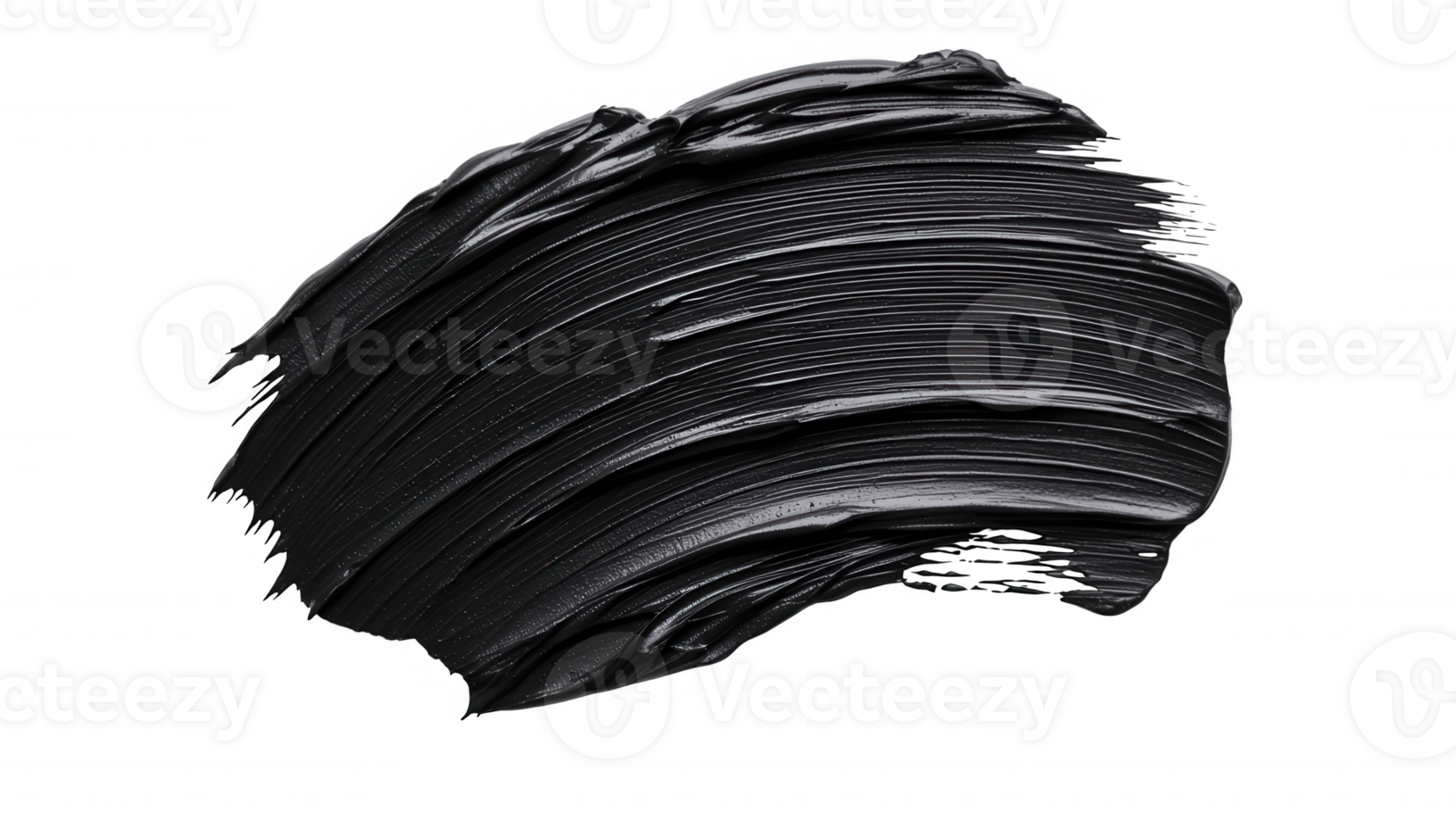 Paint brush stroke transforming into 3d icon, transparent backdrop graphic design potential, digital art element png