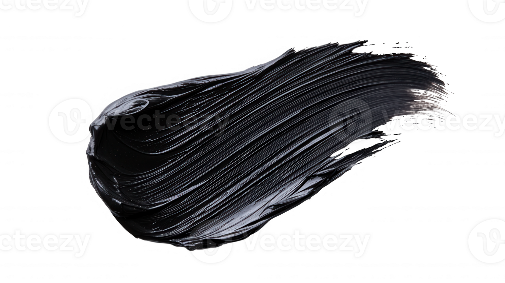 Paint brush stroke transforming into 3d icon, transparent backdrop highlighting graphic design potential, digital art png