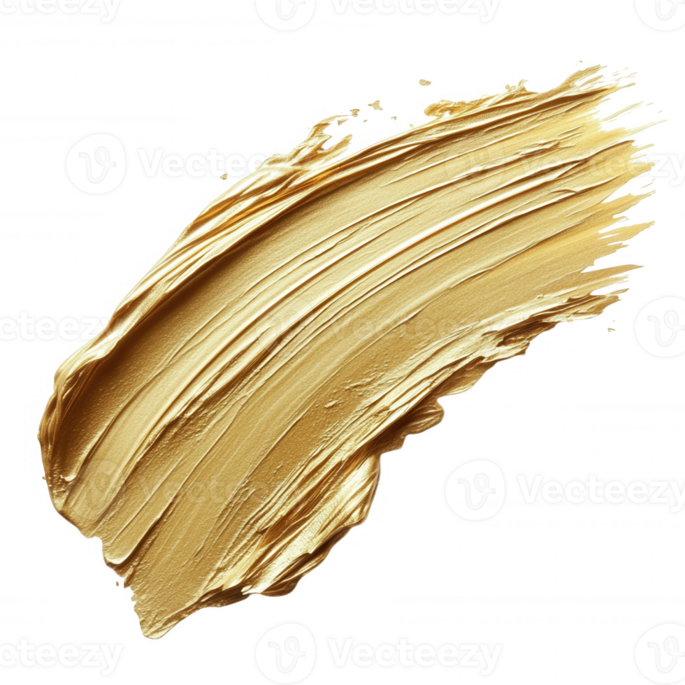 Luxurious golden elevating stroke glimmering with transparent vibrancy, graphic paint design through artistic digital rendering png