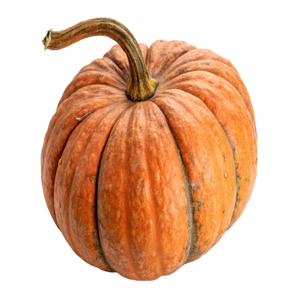 An orange pumpkin isolated on transparent background png