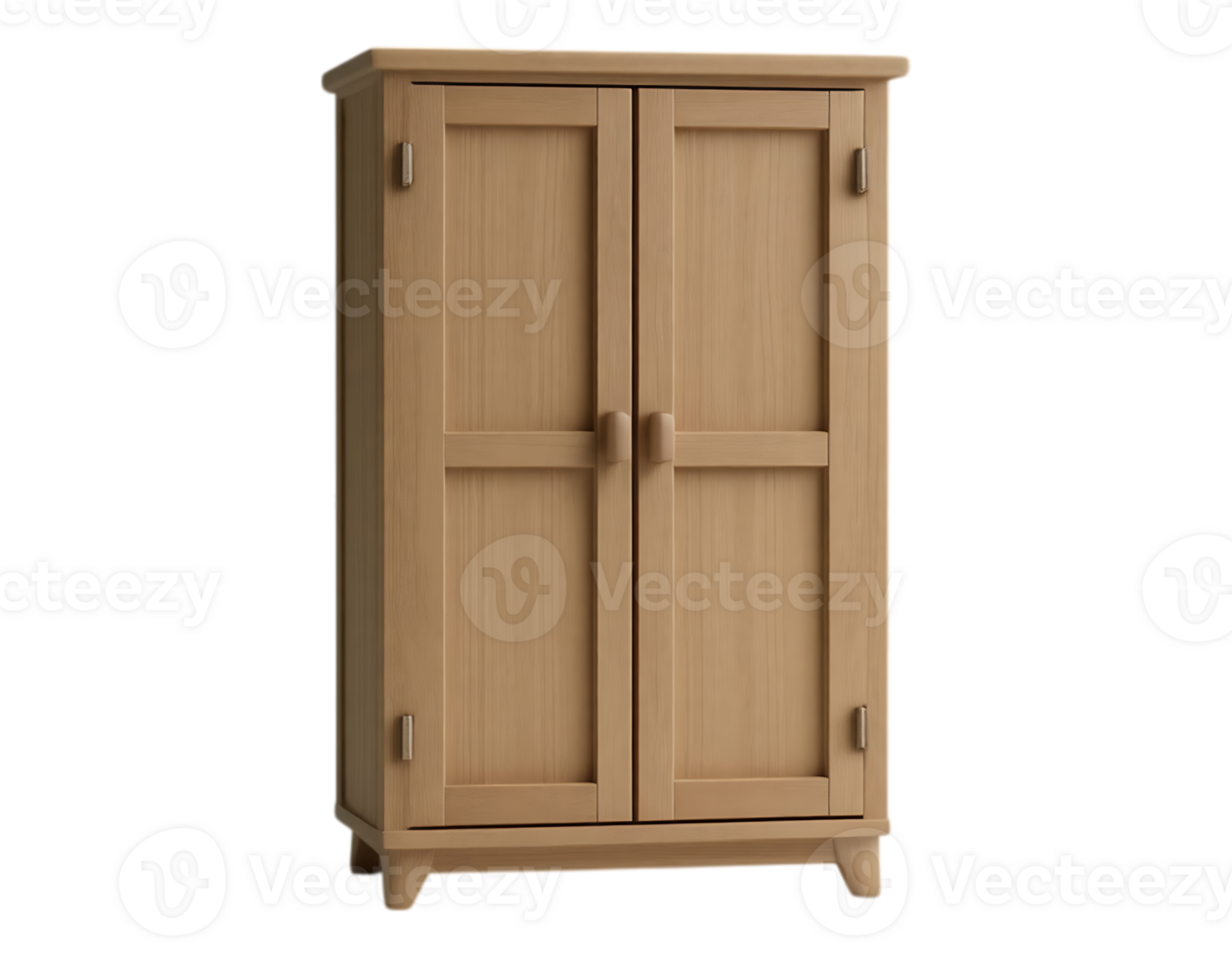 Wooden Cabinet with Two Doors png