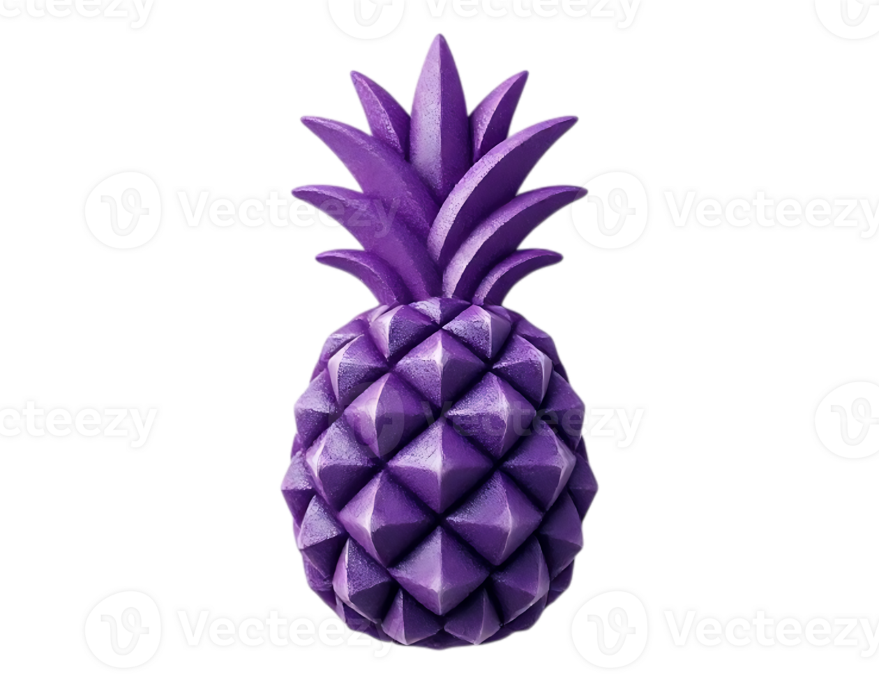 Purple 3D Pineapple png