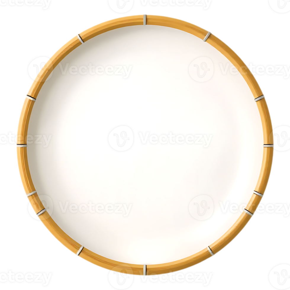 Elegant Bamboo Frame for Presentations and Social Media png