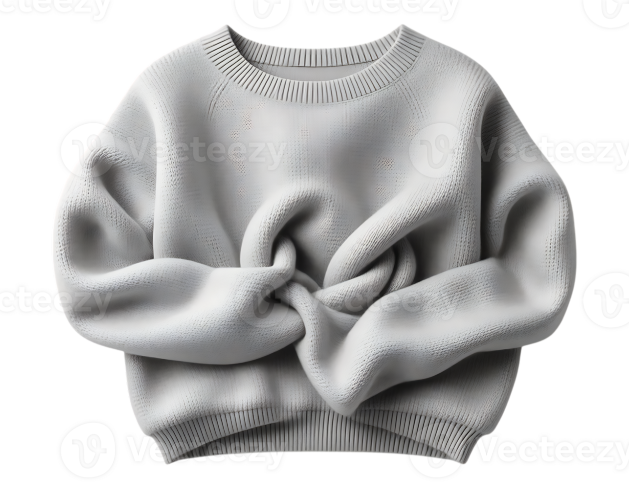 White Knitted Sweater png