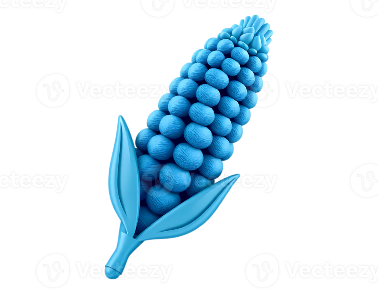3D Render of a Blue Muscari Flower png